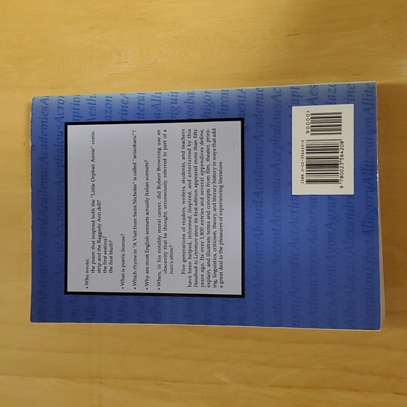 A Handbook to Literature Sixth Edition by C. Hughes Holman and William Harmon - Picture 2 of 2